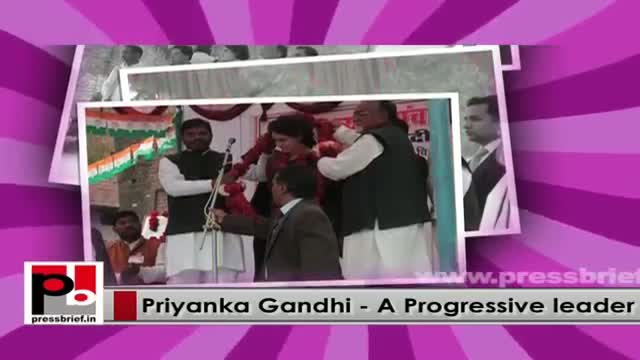 Young Congress campaigner, energetic personality - Priyanka Gandhi Vadra