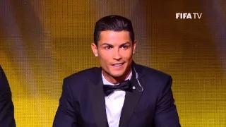 Cristiano Ronaldo: FIFA Ballon d'Or Reaction