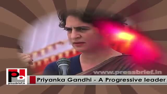 Young, charming Priyanka Gandhi - progressive Congress campaigner