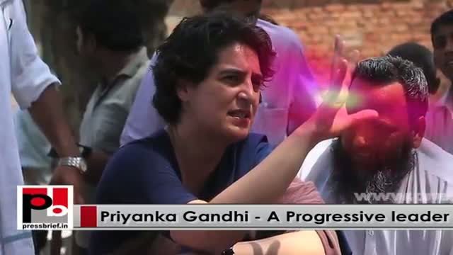 Genuine mass leader Priyanka Gandhi - Young and energetic Congress campaigner