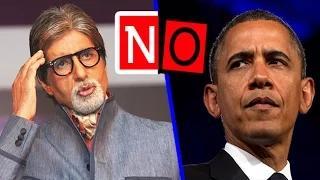 Amitabh Bachchan Says 'NO' To Barack Obama Video