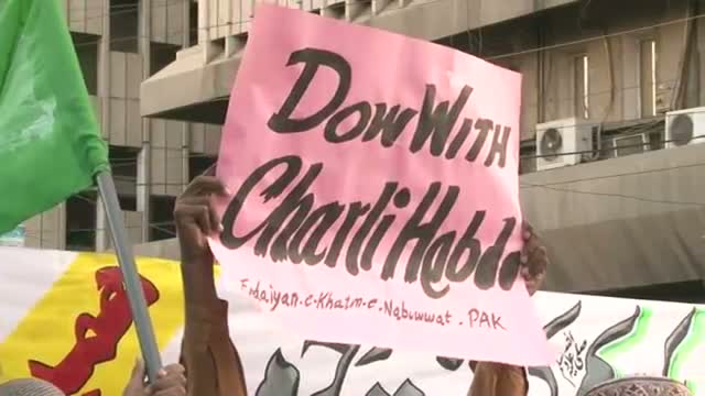 Anti-Charlie Hebdo Rally in Pakistan Video
