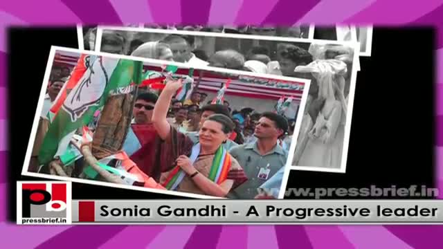 Congress President Sonia Gandhi - a simple person, efficient leader