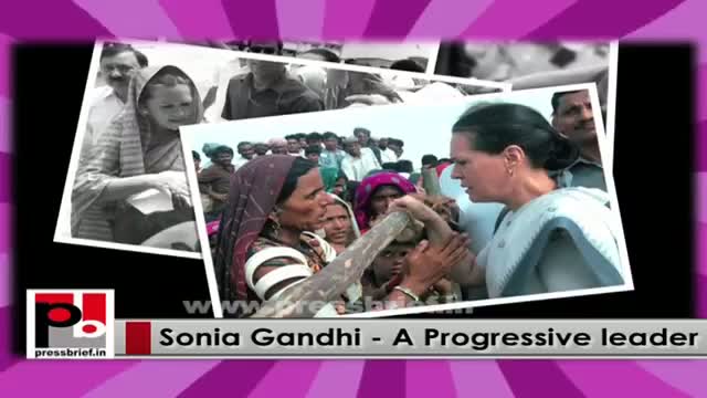 Congress President Sonia Gandhi - a genuine person, energetic leader