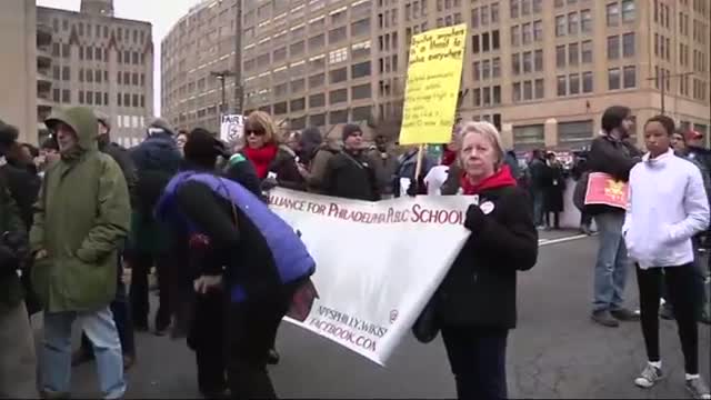 Activists March Through Philadelphia on MLK Day Video