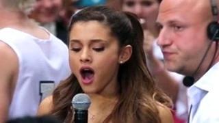 Ariana Grande Making Funny Noises - Ariana Grande Week Video