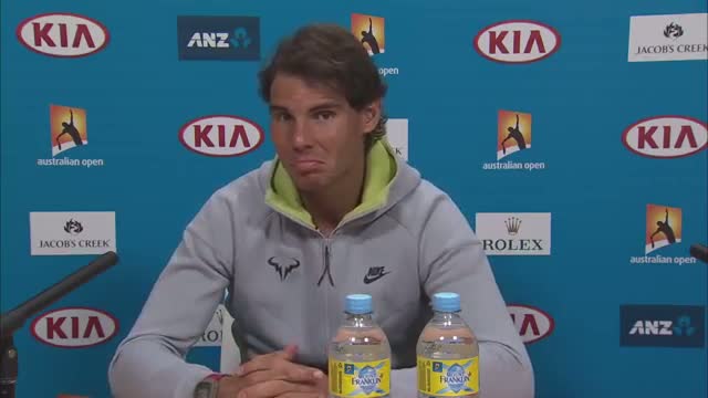 Rafael Nadal press conference - Australian Open 2015