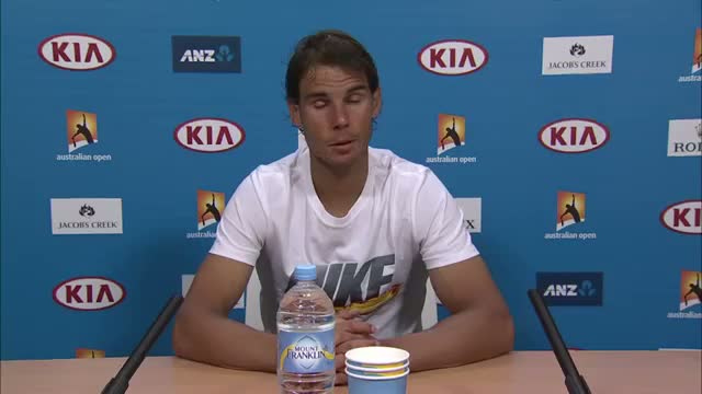 Rafael Nadal press conference (1R) - Australian Open 2015