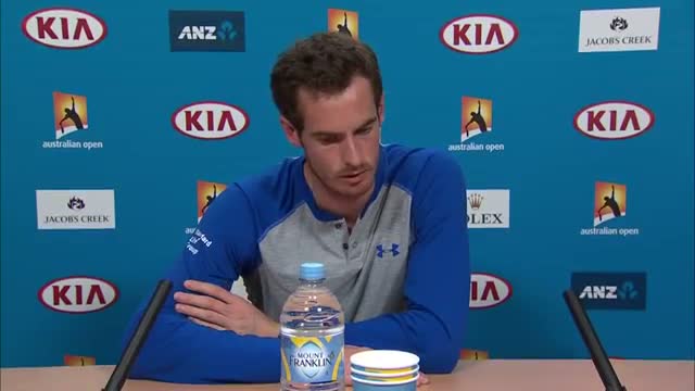 Andy Murray press conference after win second round - Australian Open 2015