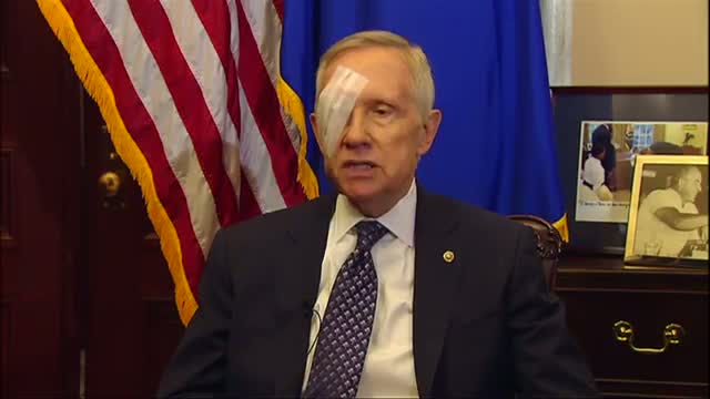 Reid: Re-election Bid on Track Despite Accident Video