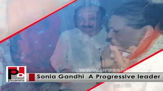 Sonia Gandhi visits Raebareli, takes stock of development projects