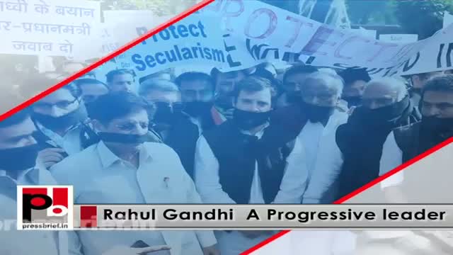 Congress Vice President Rahul Gandhi leads protest against central govt for its U-turns
