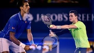 Novak Djokovic vs Milos Raonic - Highlights - Australian Open 2015 (QF) - Part3