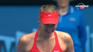 Maria Sharapova vs Ekaterina Makarova - Highlights - Australian Open 2015 (SF) - Part2