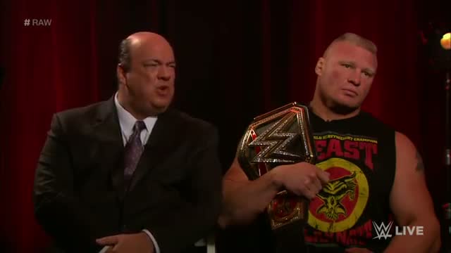 WWE: Brock Lesnar and Paul Heyman speak: January 26, 2015