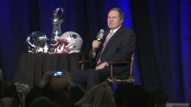Carroll, Belichick Talk Final Super Bowl Preps Video