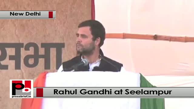 Delhi polls : Rahul Gandhi addresses Congress rally, slams PM Modi, BJP, AAP