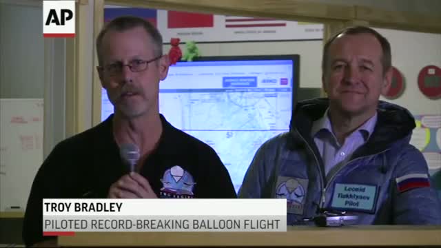 Record-breaking Balloon Pilots Thank Supporters Video