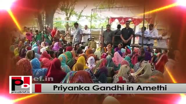 Charming, young Congress campaigner Priyanka Gandhi
