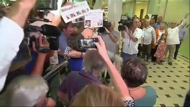 Emotional Return for Freed Journalist Video