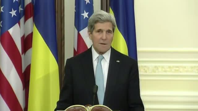 Kerry Urges Russia to Back Peace in Ukraine Video