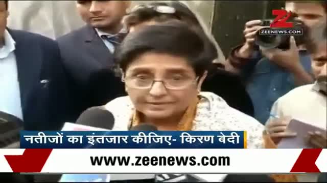 Delhi polls: Kiran Bedi asks people to wait for Final Results Video
