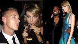 Taylor Swift Makes Up with Kanye West and Diplo at 2015 Grammys Video