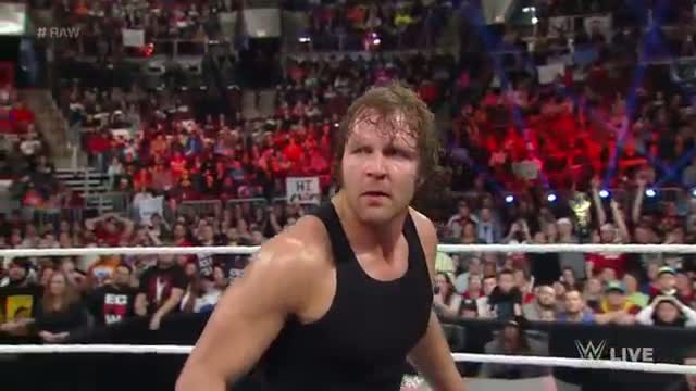 Dean Ambrose vs. Curtis Axel: WWE Raw, February 9, 2015