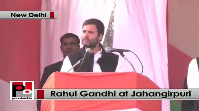 Delhi polls: Rahul Gandhi takes on BJP, AAP at rally in Jahangirpuri