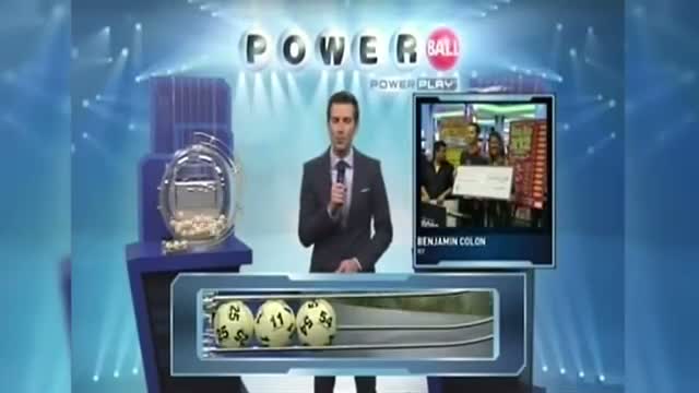 Powerball Numbers Drawn Video