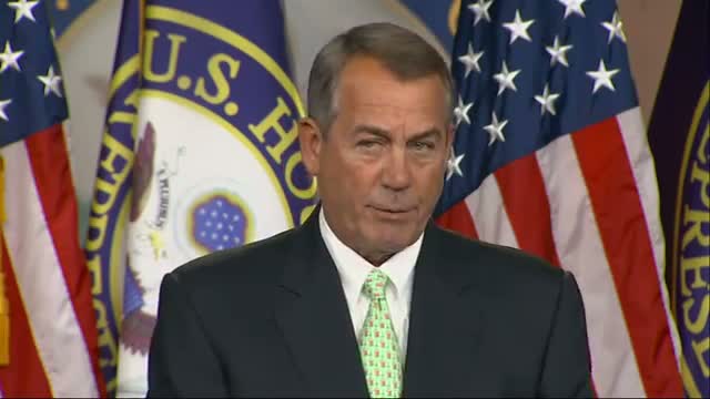 Boehner: Obama's War Request Ties His Own Hands