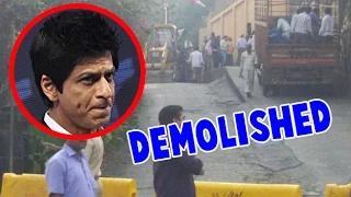 Shahrukh's MANNAT Illegal Ramp DEMOLISHED!!