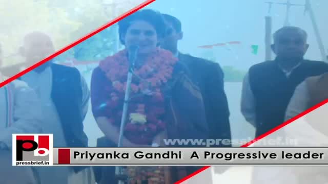 Young and Charismatic Priyanka Gandhi Vadra - genuine mass leader of Congress