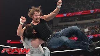Dean Ambrose vs. Luke Harper: WWE Raw, February 16, 2015
