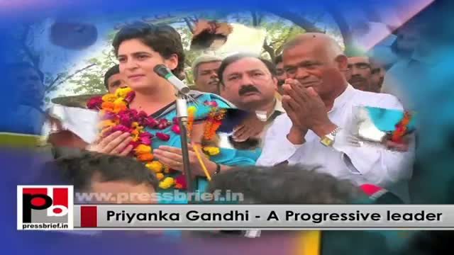 Young Priyanka Gandhi Vadra - genuine leader with a special ability to connect with masses
