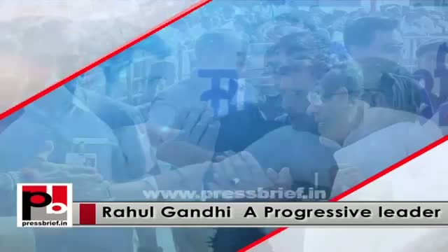Young Rahul Gandhi - progressive and genuine leader never hungry for power
