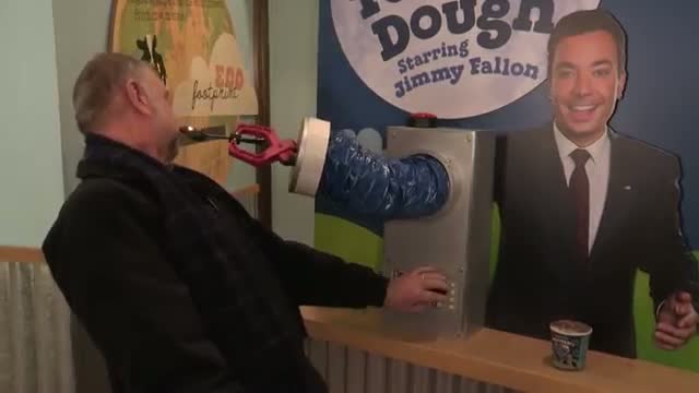 Jimmy Fallon Surprises Fans at Ben & Jerry's