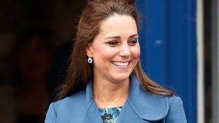 KATE MIDDLETON Shows Off Big Baby Bump!