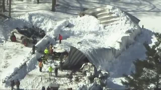Heavy Snow Collapses Barn, Kills 2 Horses 