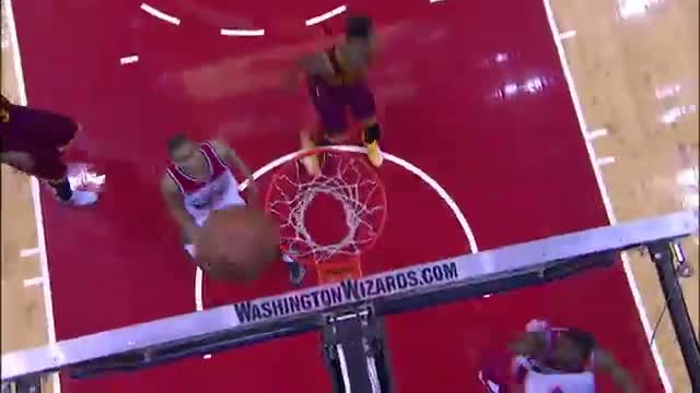 NBA: Kyrie Irving Converts Amazing Reverse Layup Around Wall