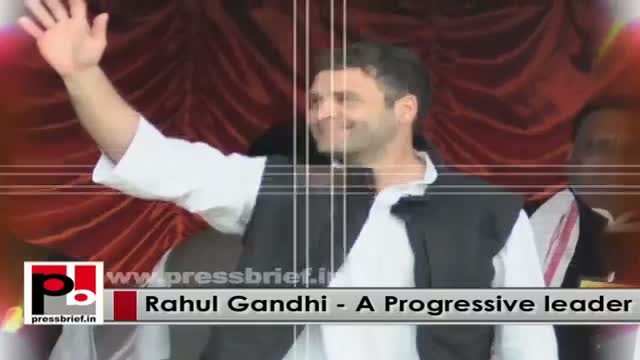 Rahul Gandhi - young Congress VP with innovative and progressive ideas