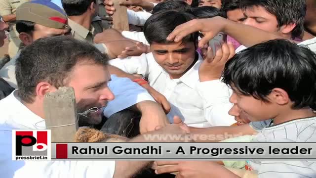 Young Rahul Gandhi never hesitates to interfere in people's issues and fight for their rights