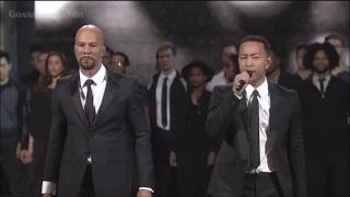 John Legend & Common Bring Oscars 2015 Crowd To Tears With "Glory"
