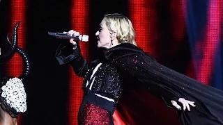Madonna Fall Brit Awards 2015 During Performance
