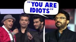 "Ranveer & Arjun Are IDIOTS" Says Sanjay Leela Bhansali | AIB Controversy Video