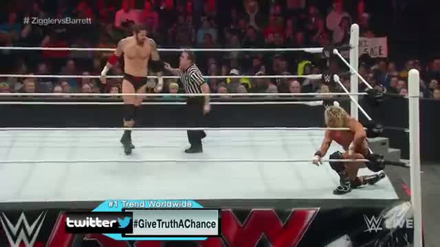 Dolph Ziggler vs. Bad News Barrett: WWE Raw, February 23, 2015