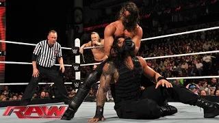 Roman Reigns & Daniel Bryan vs. Randy Orton & Seth Rollins: WWE Raw, February 23, 2015