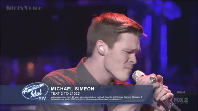 American Idol 2015 (Top 12 Guys) - Michael Simeon - How Am I Supposed to Live Without You