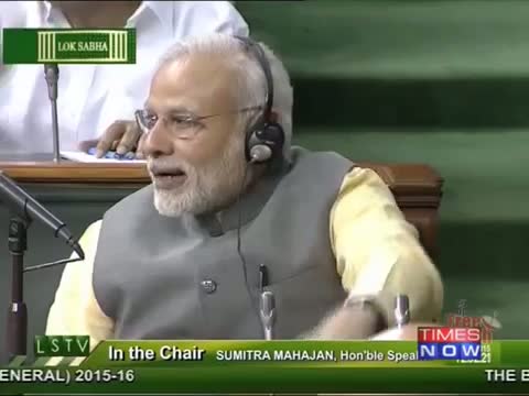 Budget 2015: PM's reaction when"Yoga included in the ambit of charitable purposes under Income Tax Act"