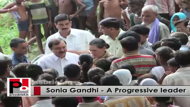 Sonia Gandhi - Energetic Congress President, whose main focus is peopleâ€™s welfare